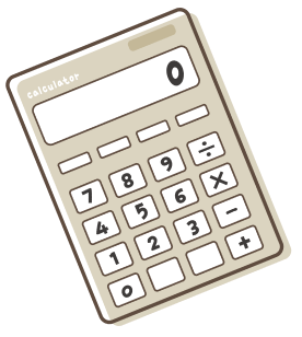 電卓のイラスト